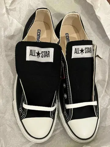 ALL STAR 블랙 로우컷 스니커즈 새상품