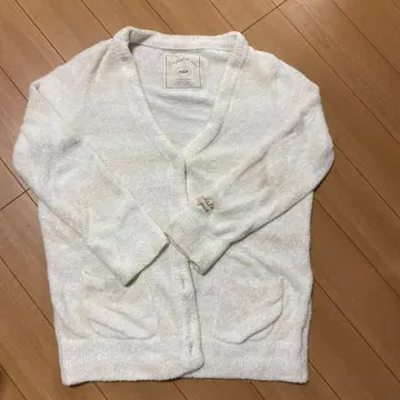 gelato pique 화이트 V넥 가디건