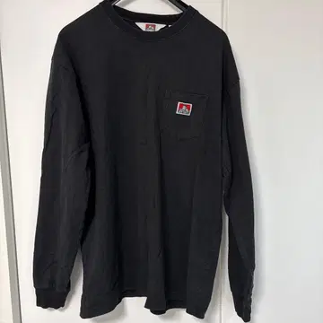 BEN DAVIS 블랙 긴팔 셔츠