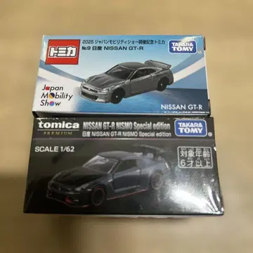 [ 도쿄 모빌리티쇼 한정판 ] 토미카 NISSAN GT-R 2대 세트