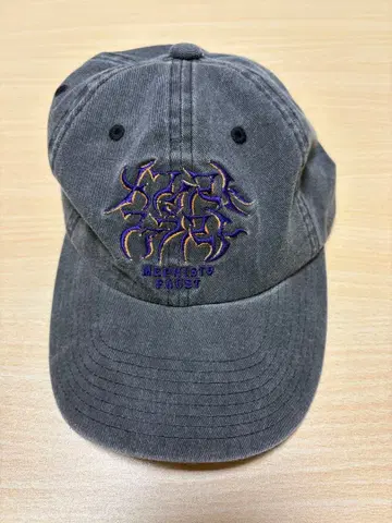 여왕벌 메피스토파우스트 자수 로고 그레이 캡