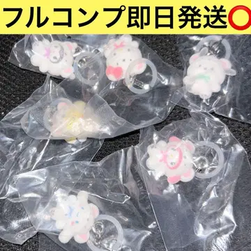 산리오 메지루시 액세서리 복슬복슬 스노우 플로키 컴플리트