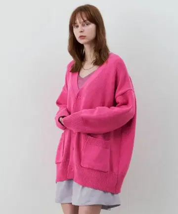 3일 연휴 특별 세일 LA BELLE ETUDE 릴랙스 가디건 핑크