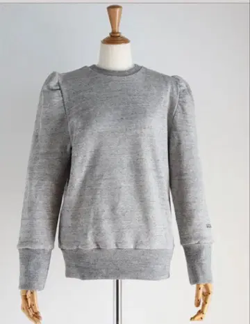 girlish 가리쉬 센트 세실리아 퍼프 슬리브 맨투맨 트레이너