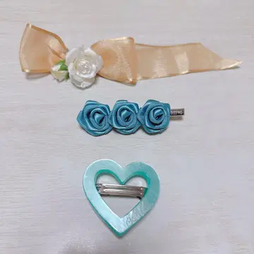 MILK 머리핀 헤어 클립 3종 세트