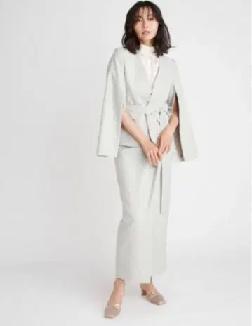 snidel 슬리브 슬릿 자켓 + 스커트