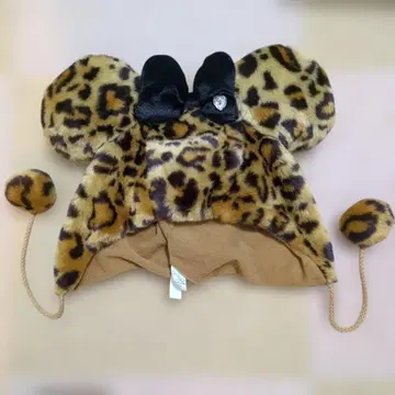 미니 레오파드 무늬 팬 캡 디즈니 58cm 모자