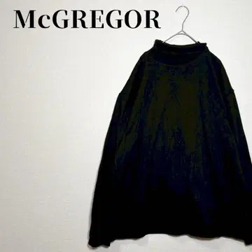 맥레거 빅 사이즈 3L 터틀넥 풀오버 면 100% 아메카지