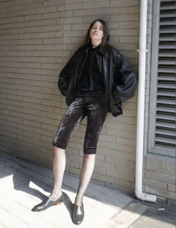 정품 CLANE FAKE LEATHER BALLOON JACKET 1