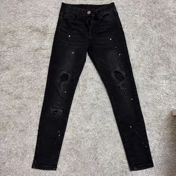 RGT 블랙 스키니 데님