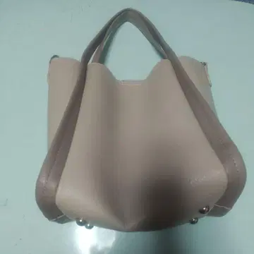 살롱 드 루방 핸드백 베이지 패스 케이스 포함