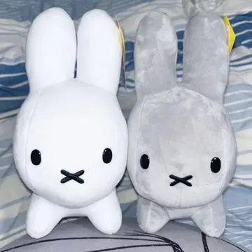 [ 브루나 애니멀 SL 사이즈 봉제 인형 토끼 전 2종 ] 2개 세트