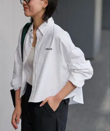 프레임워크 코튼 옥스 B.D 숏 셔츠