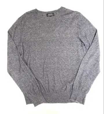 A.P.C. 그레이 긴팔 스웨터