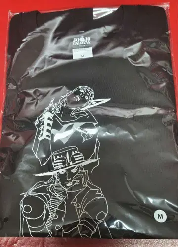 M 사이즈 JOJOCARAVAN- 죠죠캐러밴 T셔츠 회장 한정판