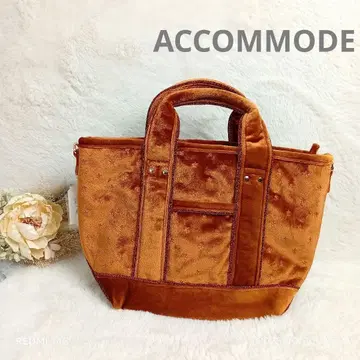 [ ACCOMMODE ] 푸치스타 도트 벨벳 카트백 새상품