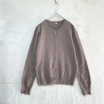 무인양품 MUJI 캐시미어 100% 가디건 M 사이즈 세탁 가능 브라운