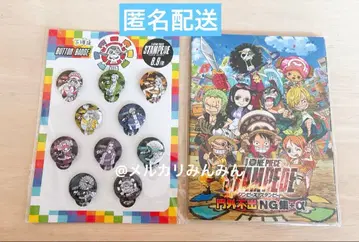 ONEPIECE 원피스 스탬피드 캔뱃지 세트 문외불출 DVD 특전