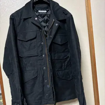 SANDINISTA 블랙 밀리터리 자켓