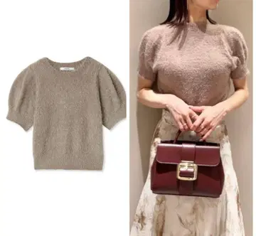 [ SNIDEL/스나이델 ] 퍼라이크 니트 풀오버