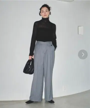 TODAYFUL Asymmetry Twill Trousers