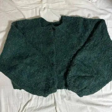 kastane 크롭 MIX 기모 가디건