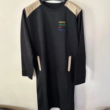 UNITED COLORS OF BENETTON 롱 원피스 블랙