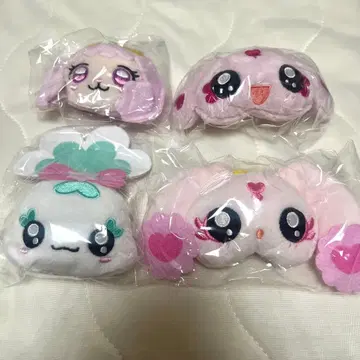프리큐어 봉제 인형 클립 4개 세트