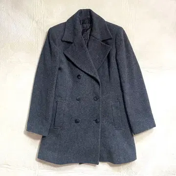 피코트 다크 그레이 여성용 M 스테디셀러 캐주얼 통학