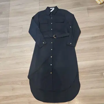 Doux archives 네이비 셔츠 드레스