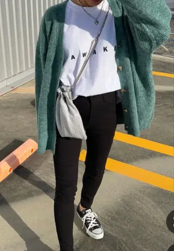 Ungrid [ WEB 한정판 ] 컬러 루즈 니트 가디건