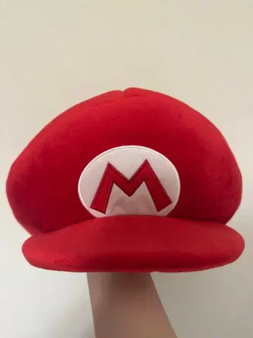 마리오 모자 빨간색 캡
