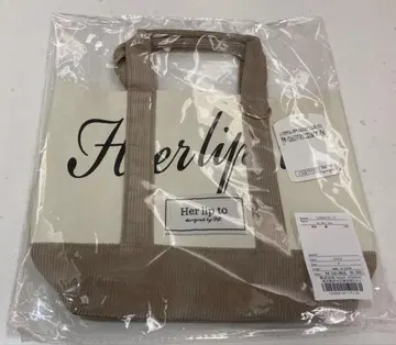 herlipto mini tote / ivory