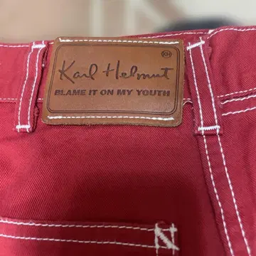 Karl Helmut Blame It On My Youth 빨간 팬츠