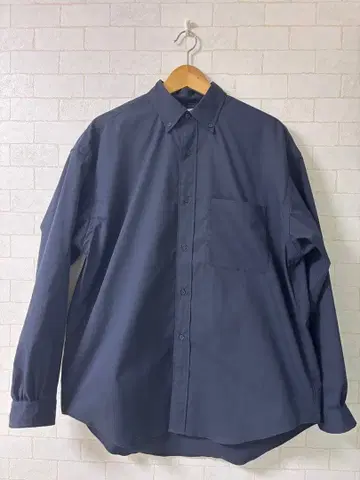 FUNCTIONAL WIDE 버튼 다운 셔츠 네이비 SIZE 1