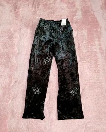 JOURNAL STANDARD 눈꽃 자수 팬츠