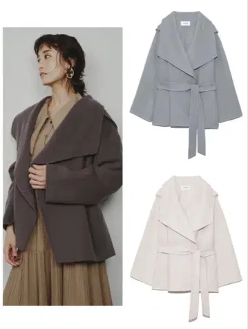 FRAY ID 2way 후드 숏 리버 코트