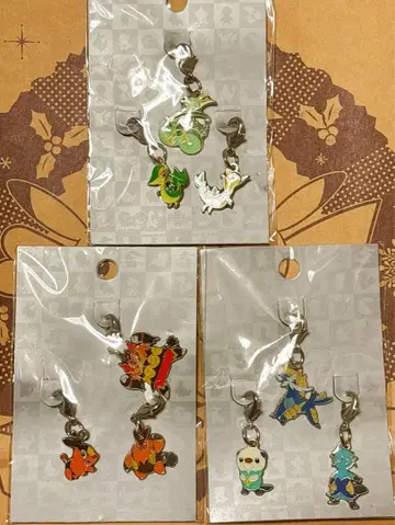 포켓몬 메탈 참 이쉬 삼총사 세트 (미개봉) 저리가씨, 연무 등