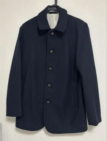 무인양품 네이비 울 피코트 버튼 포함 M 사이즈