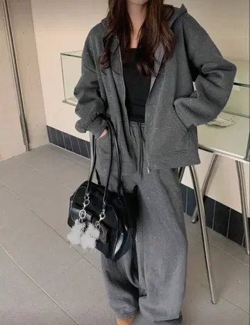 DAZY 여성용 스팽글 맨투맨