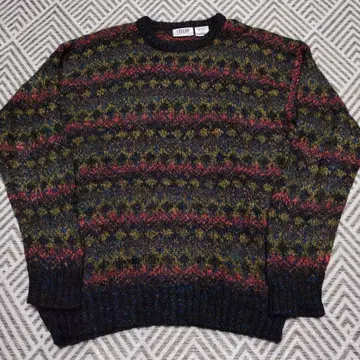 90s CELLINI 모헤어 블렌드 니트 스웨터 구제 의류 빈티지