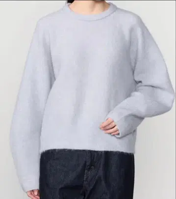 25aw 새상품 UNFIL Bshop 슈퍼 키드 모헤어 크루넥 풀오버