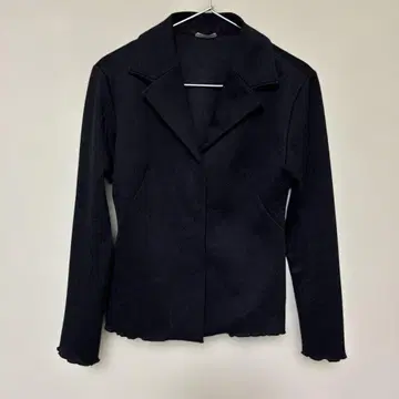 블랙 테일러드 자켓 긴팔 티셔츠