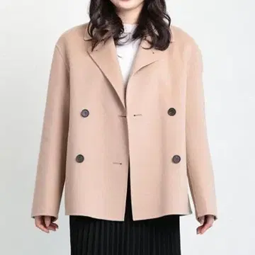 미사용 Theory 띠어리 NEW DIVIDE 피 코트 P 코트 S