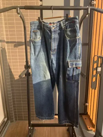 90s FUBU 데님 팬츠