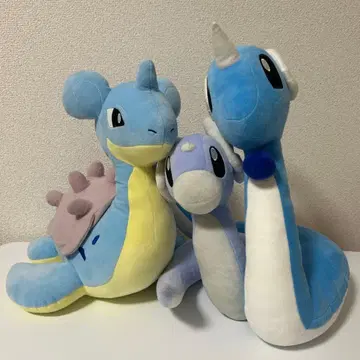 라프라스 미니류 하쿠류 봉제 인형 세트