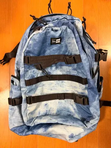 뉴에라 블루 타이 다이 디자인 백팩