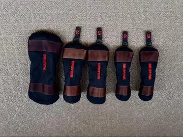 BRIEFING 골프헤드커버 5개 세트 블랙