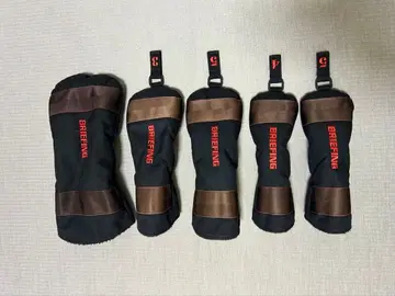 BRIEFING 골프헤드커버 5개 세트 블랙