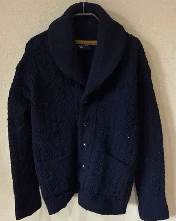 45R 네이비 울 자켓